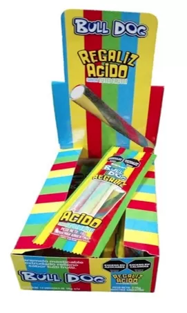 BULLDOG REGALIZ *12 Unidades *18 grs. - Tutti Frutti